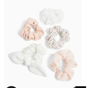 🆕IVORY BOW HAIR TIE PACK - PACK OF 5